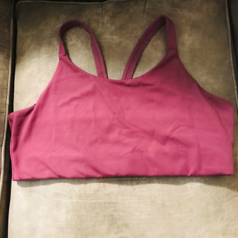 Girlfriend Collective Lou bra in Mulberry